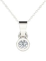 Friendly Diamonds Conjunto de cadena y colgante FDP6242W Oro Blanco