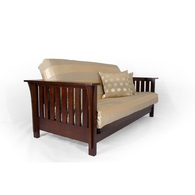 Mission Rim Full Futon Dark Cherry