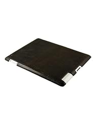 Brown iPad 2 Clip On Case - Genuine Lizard Skin Leather