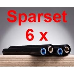 6 x Faxrollen f�r Brother FAX T 104, kompatible Faxrollen f�r T104