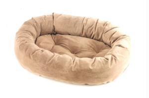 Extra-Large Pet Donut Bed, Khaki, KHAKI EXTRA LARGE