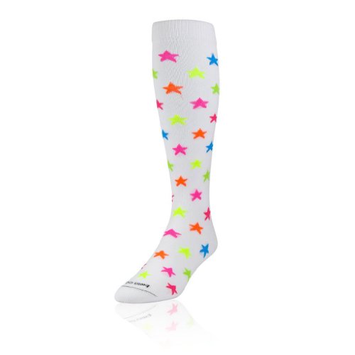 TCK Krazisox Multi-Color Stars (White, Medium)