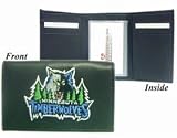Minnesota Timberwolves Embroidered Leather Tri-Fold Wallet