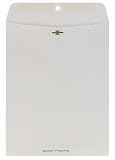 Columbian(R) Gray Clasp #97 Envelopes, 10in. x 13in., Gray Kraft, Box Of 100