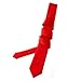 TopTie Mens Necktie Solid Color Red Ties, Formal Neck ties, Gift Ideas