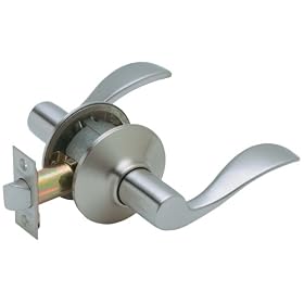 Schlage F10VACC619 Accent Passage Lever, Satin Nickel