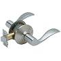 Schlage F10VACC619 Accent Passage Lever, Satin Nickel