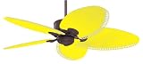 Emerson Ceiling Fans Maui Yellow Model CF2000SY-BC in Burnished Copper. Damp rated indoor/outdoor fa