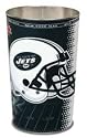 New York Jets NFL 15" Inches Metal Trash Can/Waste Basket