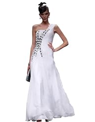 Applique Crystals Crystal Lace Beaded Chiffon/Taffeta/Tulle Evening Dress 