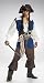 Captain Jack Sparrow Sm. Adult/Teen Costume Jacket Size 38-40