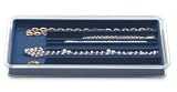 Jewelry Organizer- Stacking Necklace Tray- Midnight Blue