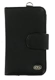 Assorted Colors - Hybrid Leather Nylon Case with Belt Clip for Generation 2 iPod Touch 2 8gb 16gb 32gb MP3 Player (iPod Touch 8 gb 16 gb 32 gb NOT included), Wallet Black (NO Belt Clip)