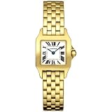 Cartier Santos Demoiselle 18k Yellow Gold Ladies Watch W25063X9 by Cartier
