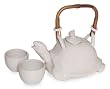 Stoneware tea set, 'Turtle and Snail' (set for 2)