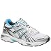 Asics Womens Evolution 3 White/Castle Rock/Cyan Blue Running