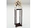 Square White Marble Plant/Telephone Stand