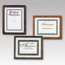 Create a Plaque™ Kit, With Gold Frame Overlay, Walnut, (AAG09355)