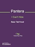 I Can t Hide Sheet Music