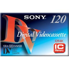 Sony DV 120 Minute Standard Size DVC w/chip (Single)