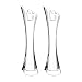 Orrefors Drop Large 9-5/8-Inch Candlesticks, Set of 2