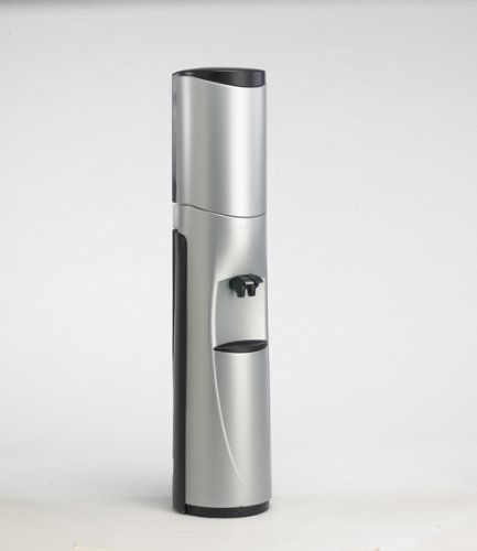 220 Volt Bottleless (Direct Water Line) Pacifik Water Cooler - Silver with Black Trim - Hot/Cold - High Flow Faucets - Made in North America - 5 Year Warranty