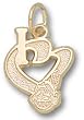 Cleveland Indians "I Heart Chief Wahoo" 1/2" Charm/Pendant -14K/10K, Stainless Steel or Gold Plated