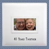 Review Distributed by Wellhaven Gifts for Seniors & Boomers  / 40th Wedding Anniversary Photo Album