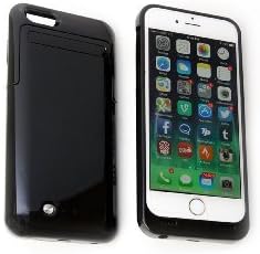 NEW! Apple iPhone 6 Extended Battery Case, Ultra-Slim Design, External Protective Battery Case with Stand, 4.7inch for iPhone 6. Full iOS 8 Compatible, No Signal Reduction (Glossy Black)
