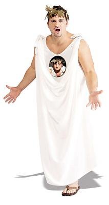 Animal House Toga Men's Costume Adult Halloween Outfit ? Full Figure: Jacket Size 44-50