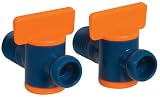 Loc-Line LP-21192 1/4 Loc Line Coolant Hose Male NPT Valve, Qty. (2) Male NPT Valves