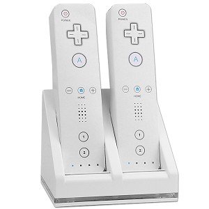 Bluelight Charge Station with Rechargeable Battery Packs - Wii