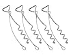 KwikGoal Portable Auger Anchors