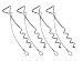 KwikGoal Portable Auger Anchors