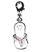 Bombay DuckBase Metal Heart Flip Flop Charm