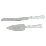 Castle Cake Server 2-pc. Set - Polystone Blue by Uniquely Quince