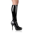 5 Inch Sexy High Heel Knee High Boot Low Platform Stretch Boot