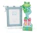 Baby : Baby Nursery Decor Boys Blue Frog Photo Picture Frame