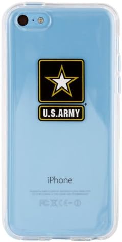 U.S. Army Soft Shell Case for iPhone 5c - Logo - Retail Packaging - Clear