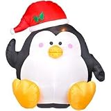 3 Ft. - Gemmy Christmas Airblown Inflatable - Chubby Penguin