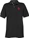 Oklahoma Sooners Black Classic Pique Stainguard Polo Shirt