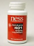 NESS Enzymes Formula 401 Enzyme Supplement 90 caps