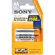 Sony NH-AAB2D Rechargeable AA NiMH Batteries (2 AA batteries)