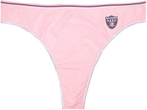 Buy Oakland Raiders Pink Thong for women