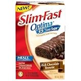 Slim Fast FC0738 Optima - Rich Chocolate Brownie Meal Bars - 6ct