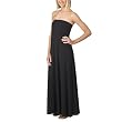 Mossimo® Black: Strapless Maxi Dress - Ebony