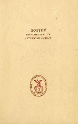 Beitr�ge zur Optik und Anf�nge der Farbenlehre