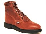 Justin Men's Steel Toe Lacer in Copper