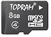 Topram 8GB Class 4 C4 MicroSDHC MicroSD Card with SD Adapter