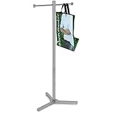 Econoco K39 Shopping Bag Rack with 2 Arms